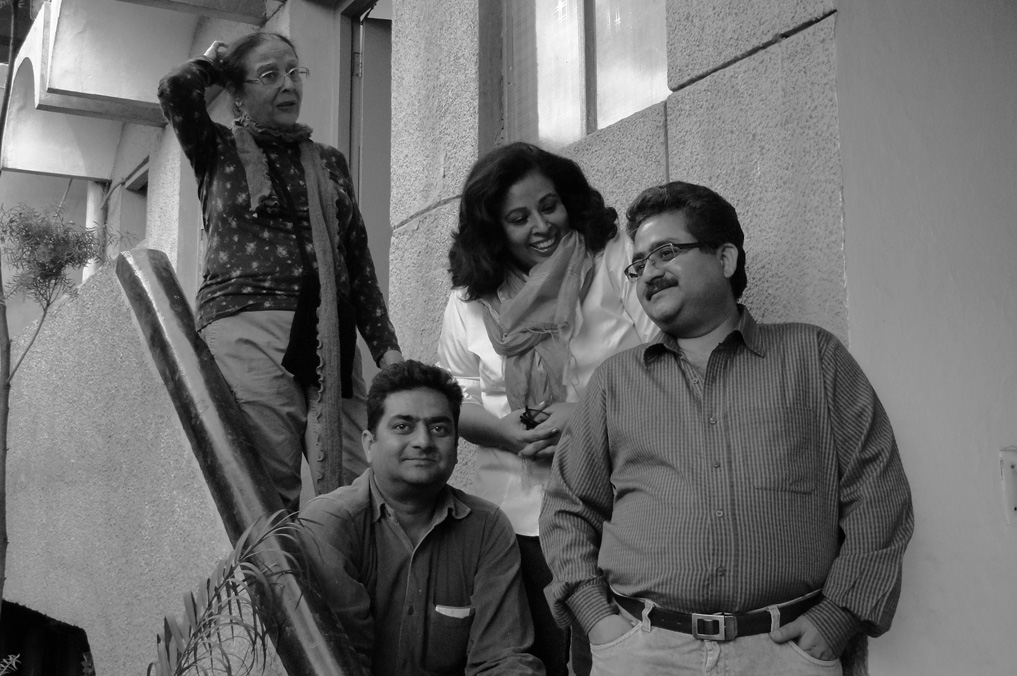 the management - Indu, Kalindi, Suchit and Sumit